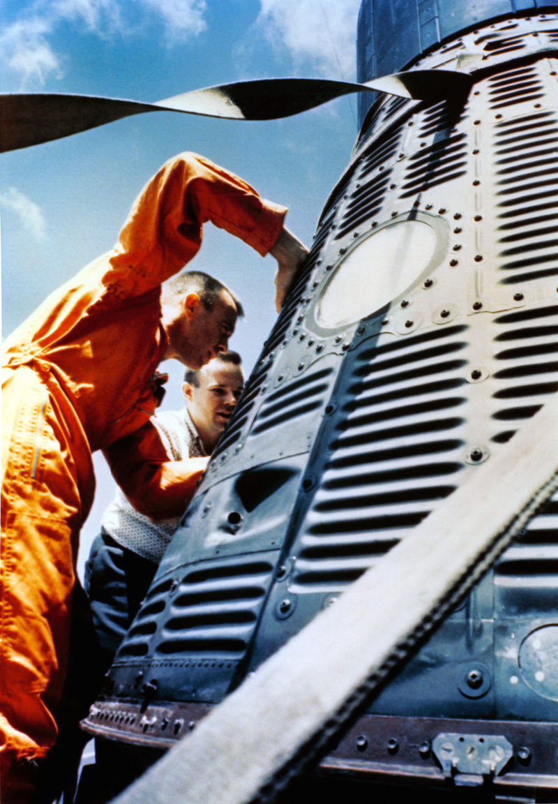 Illustration for article titled Behind the Scenes of the First Crewed American Spaceflight
